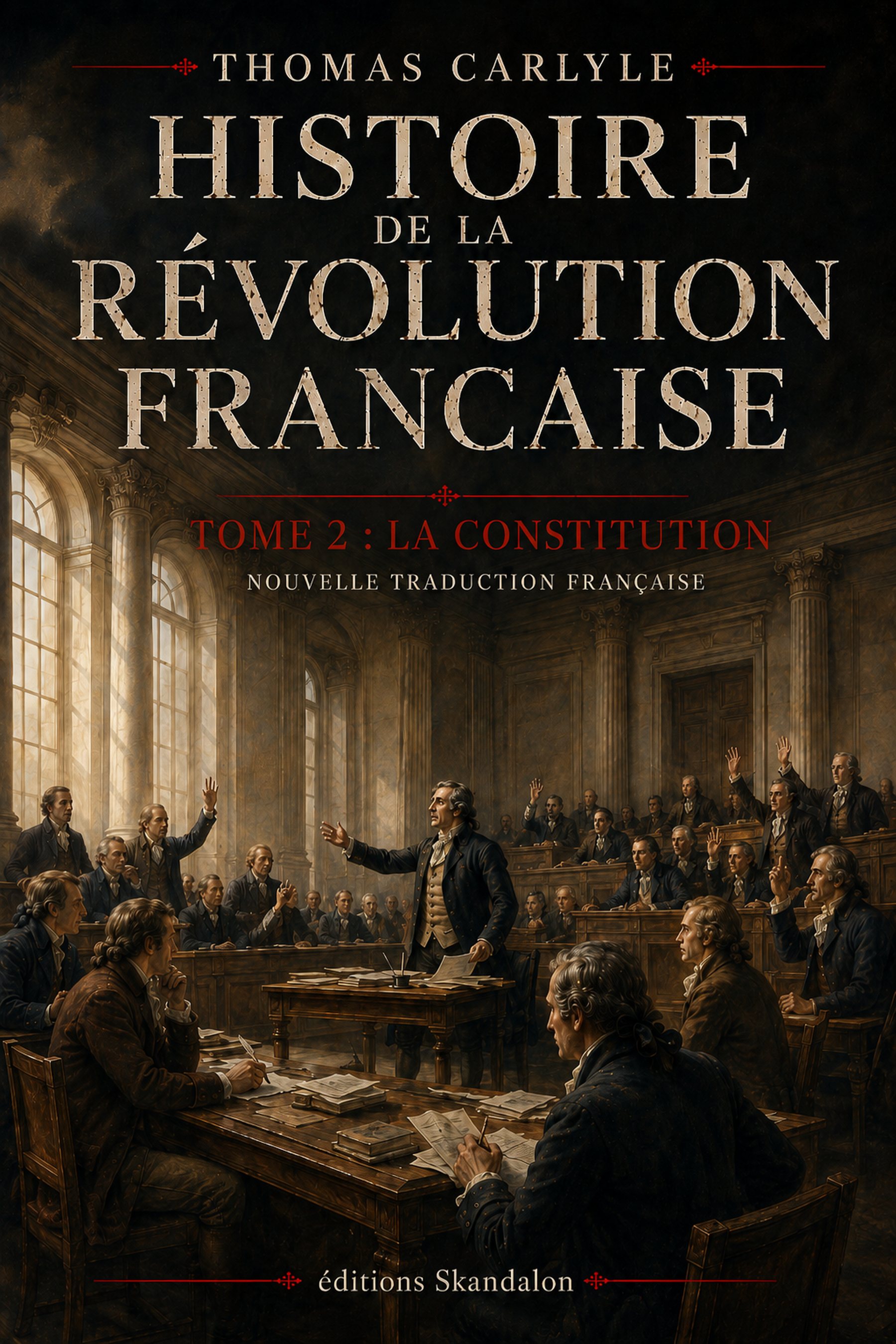 Première de couverture de Histoire de la Révolution française - Volume II - La Constitution