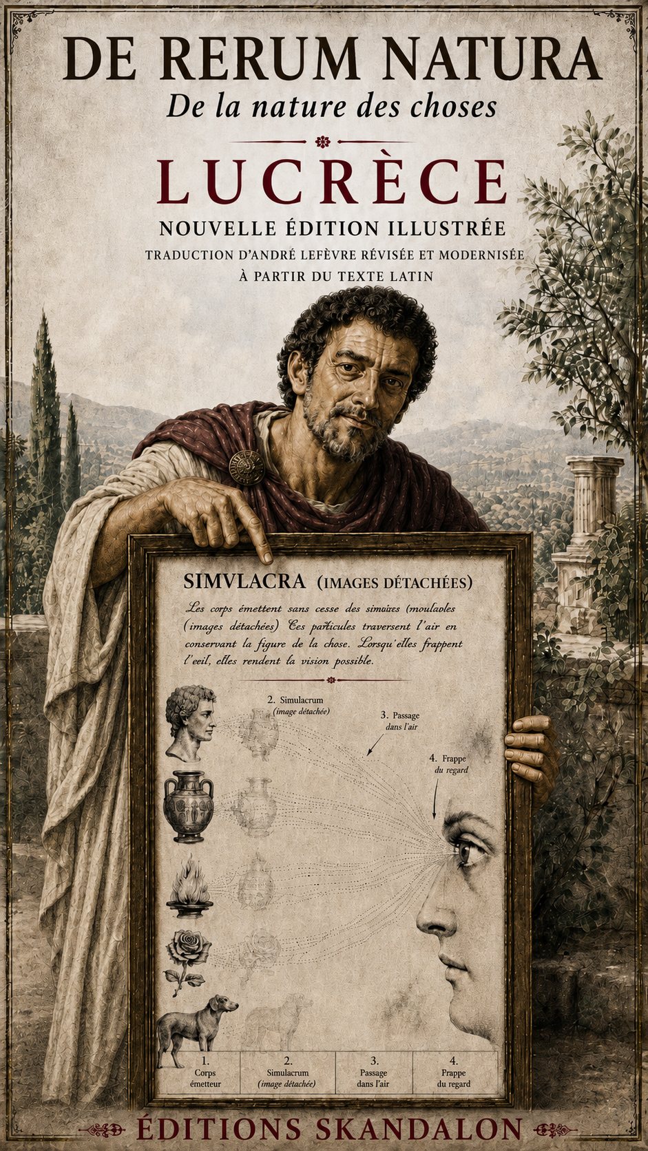 Première de couverture de De rerum natura - De la nature