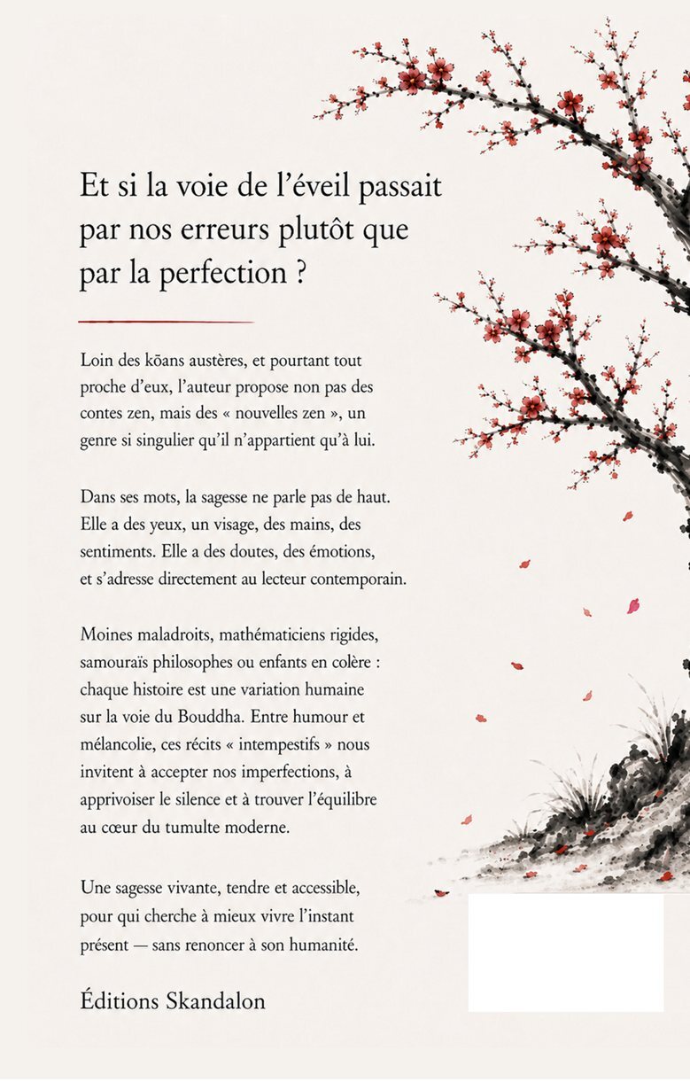 Quatrième de couverture de Nouvelles zen intempestives