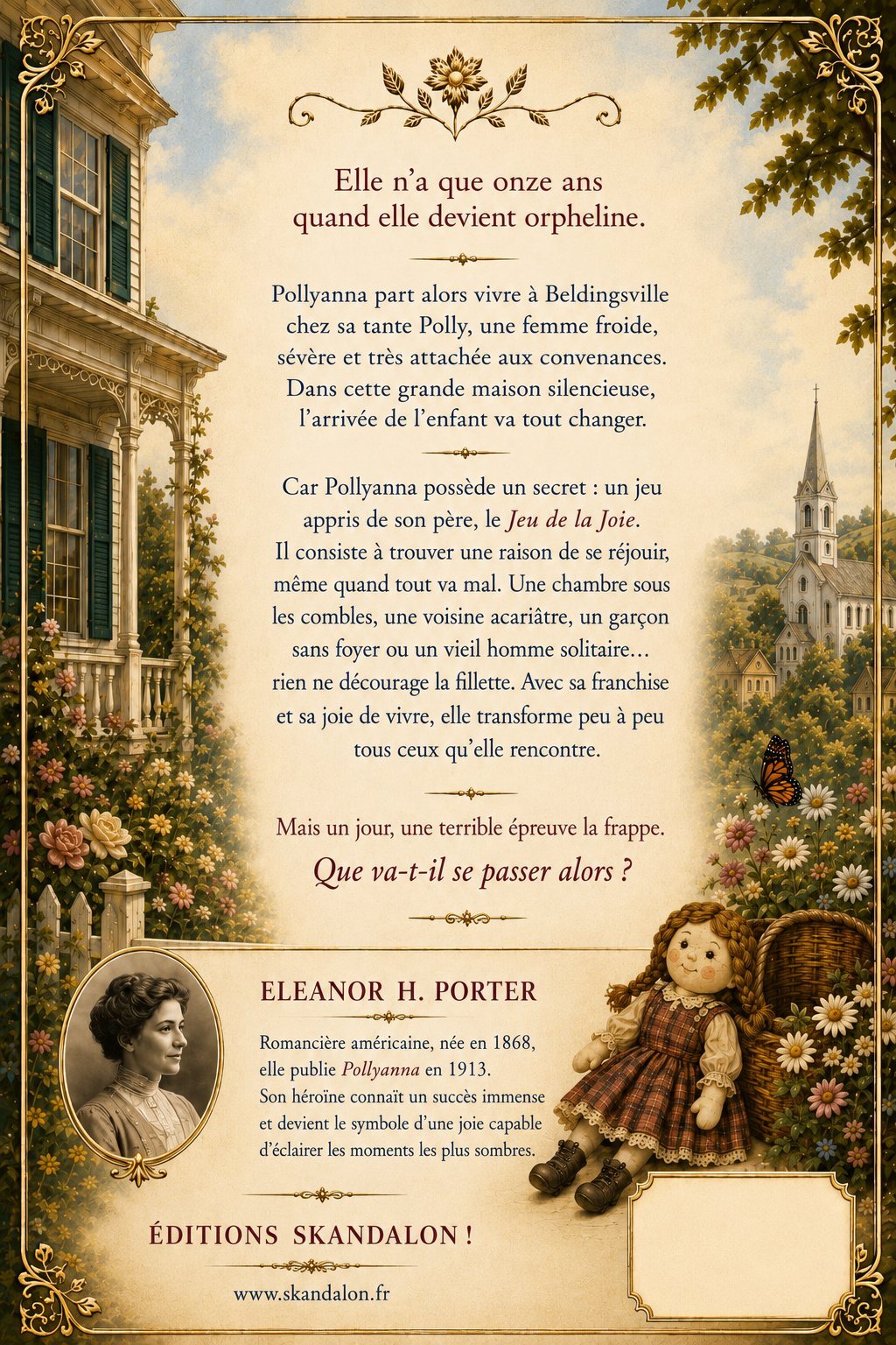Quatrième de couverture de Pollyanna